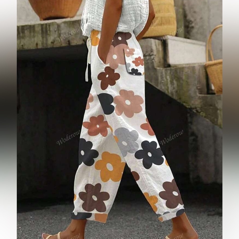 Floral Print Women's Pants